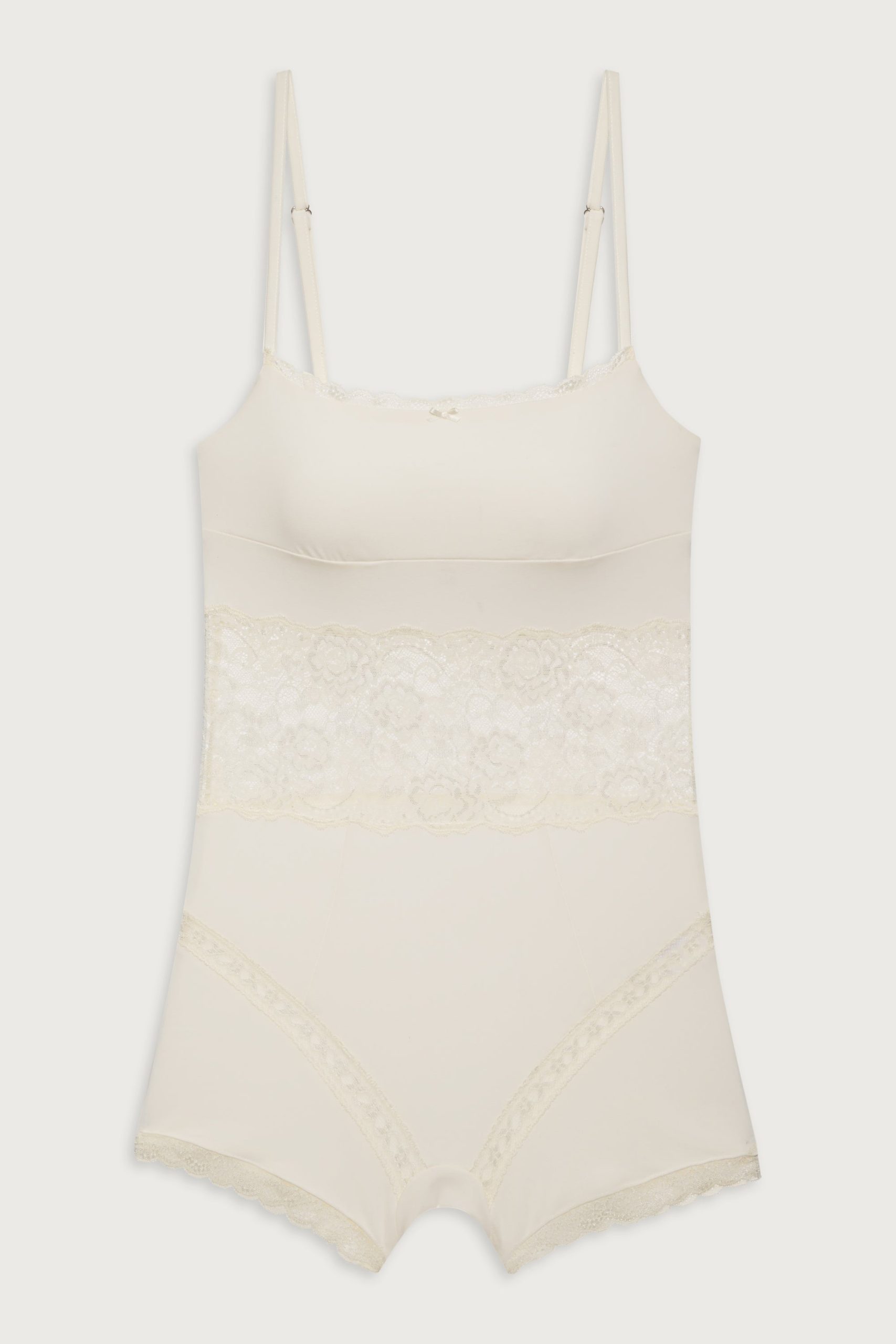 Whisper Lace Bodysuit - Porcelain - Image 2