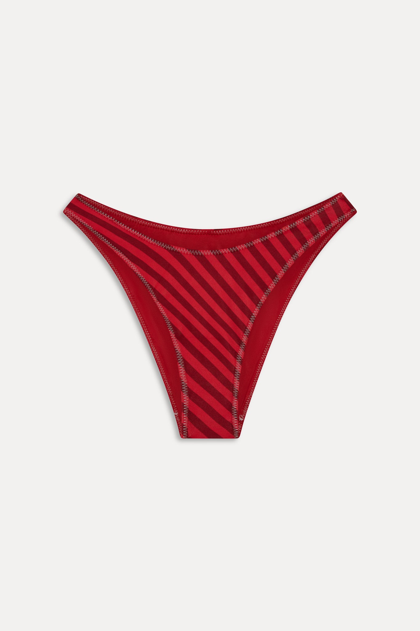 x JENNIE Dove Shine Bikini Bottom - Spring Stripe - Image 3