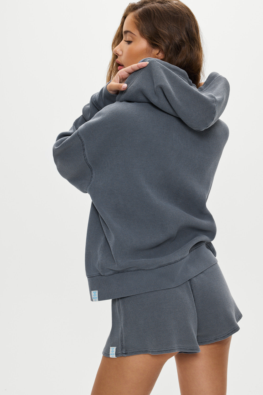 Weekend Thermal Hoodie - Shadow Blue - Image 6