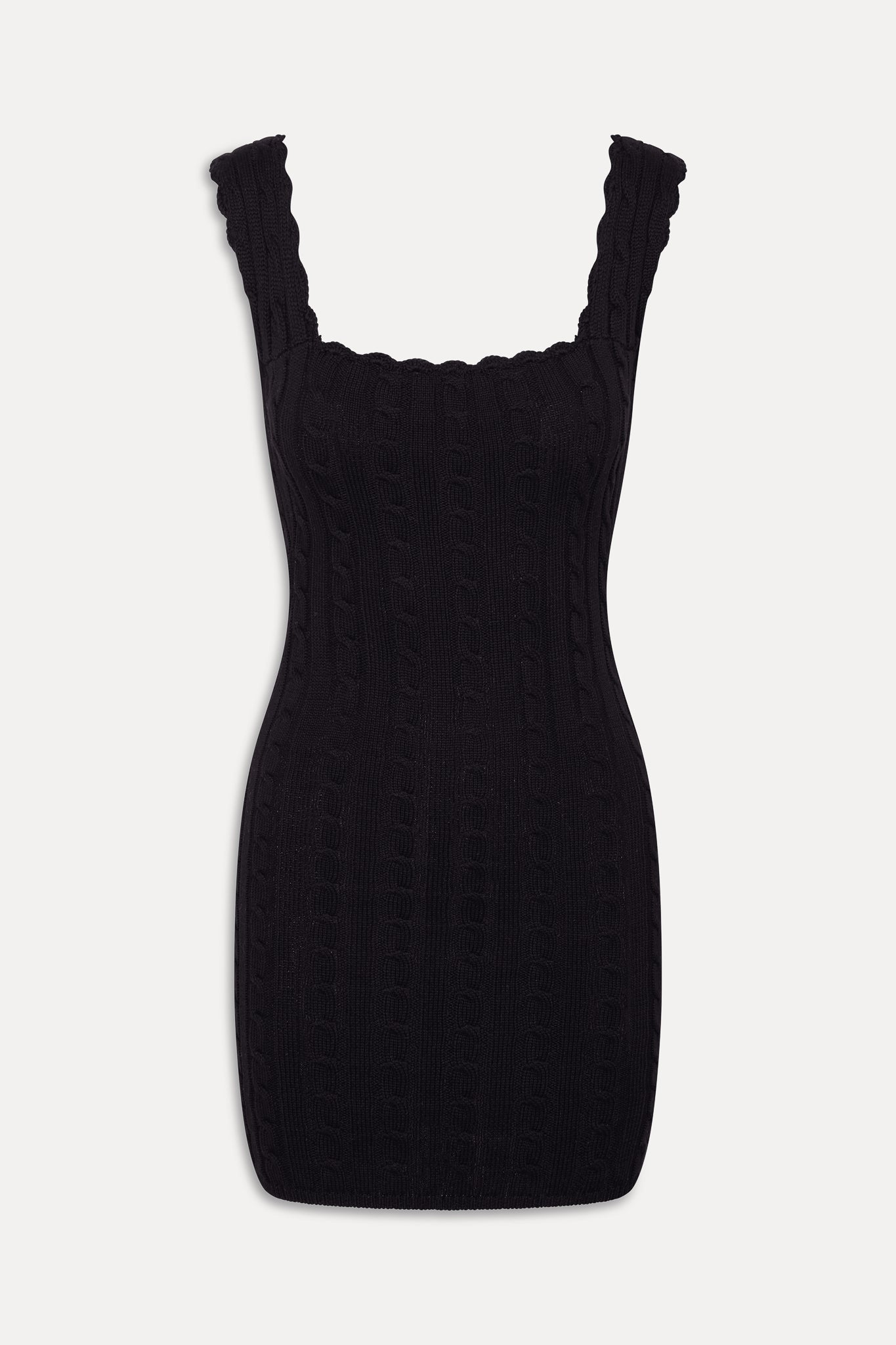Jules Knit Backless Mini Dress - Black - Image 3