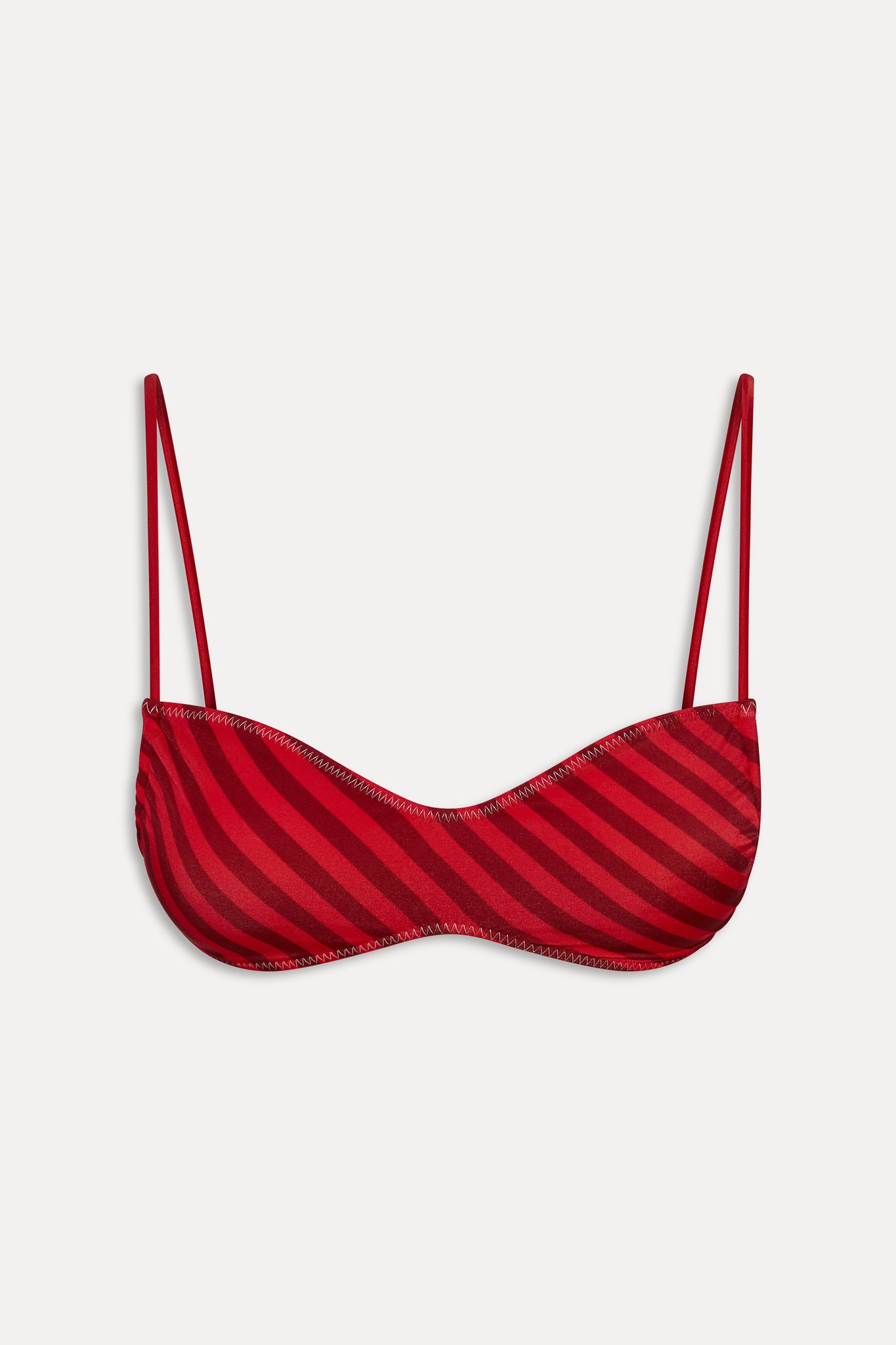 x JENNIE Magnolia Shine Bikini Top - Spring Stripe - Image 3