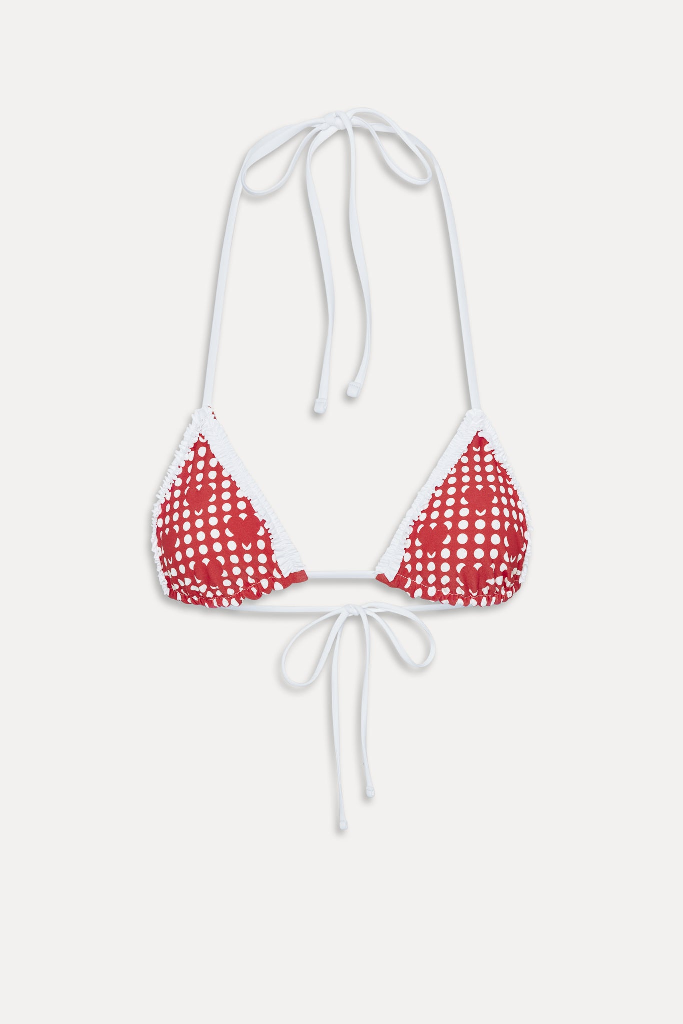 Nick Triangle Halter Bikini Top - Cupid - Image 3