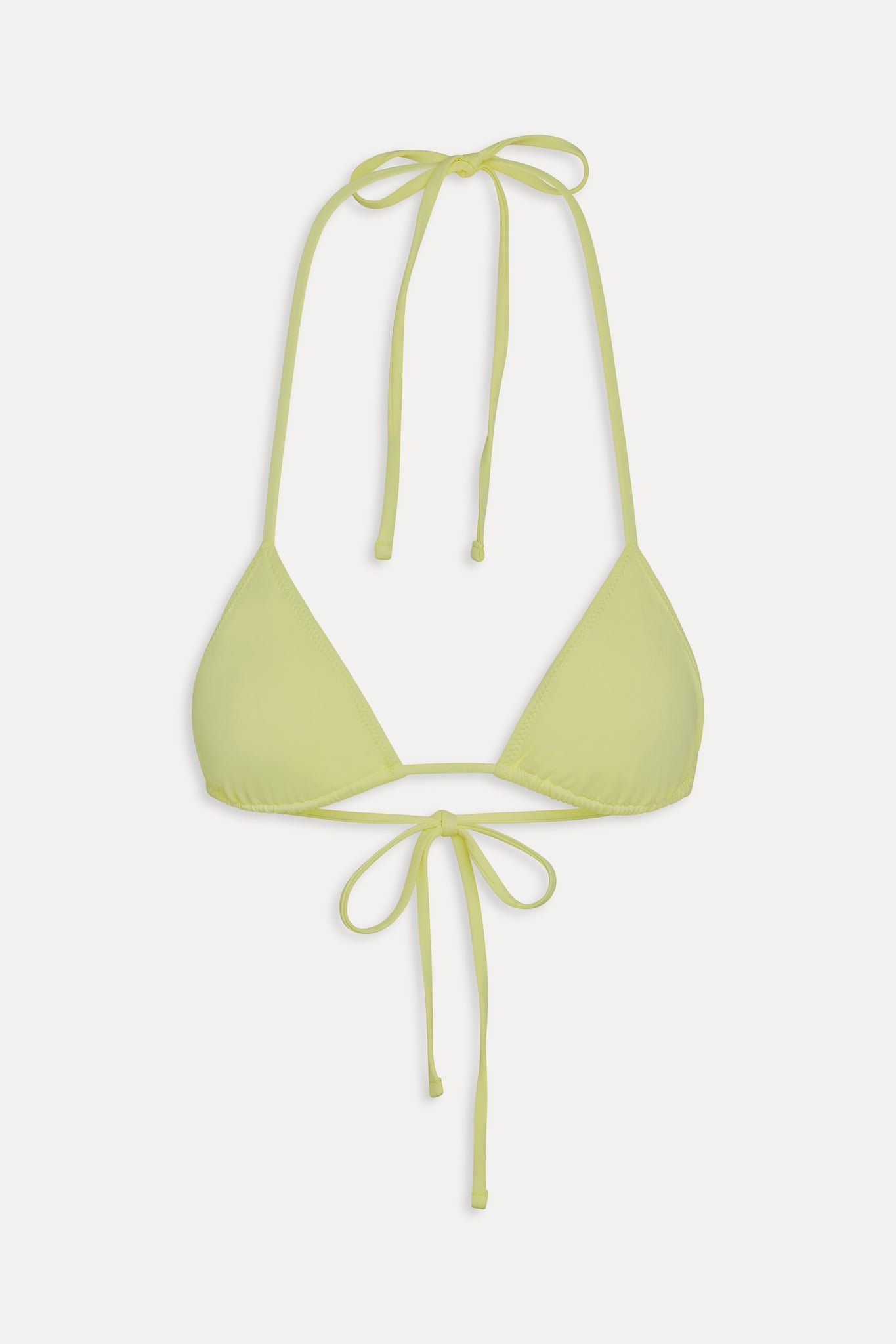 Nick Skimpy Triangle Bikini Top - Yellow Mojito - Image 3