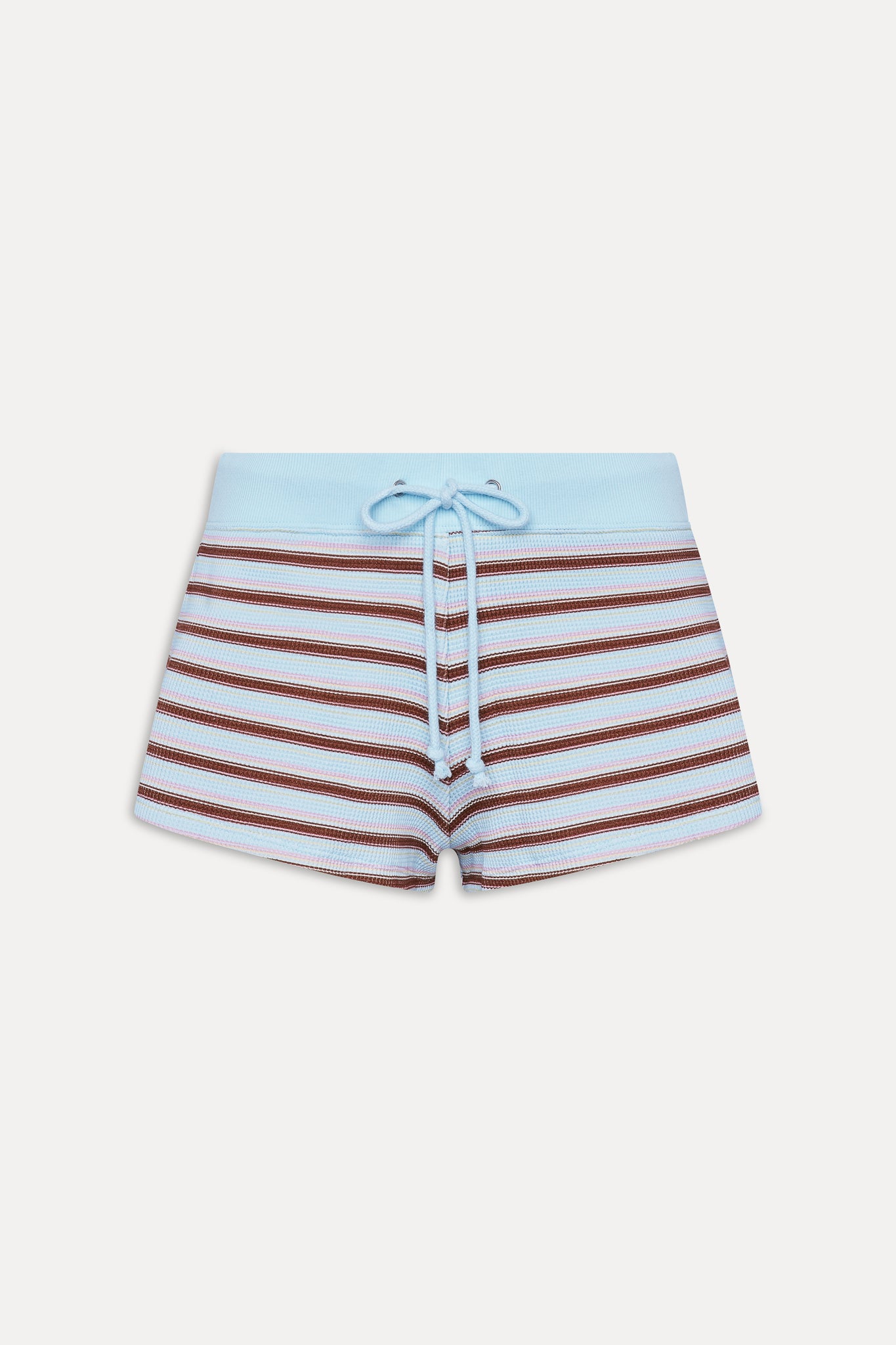 Noah Striped Mini Shorts - Verona Stripe - Image 3
