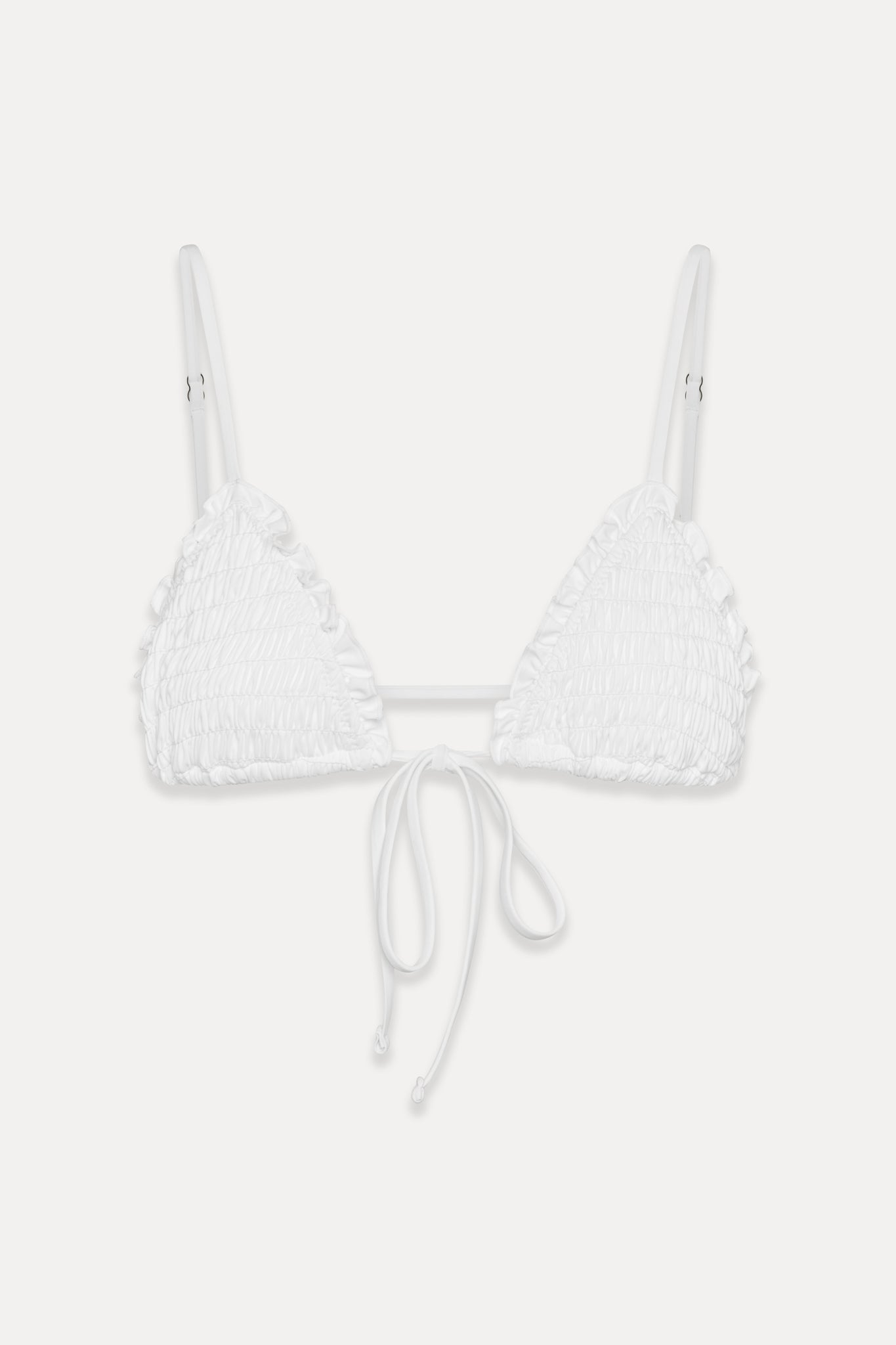 Penny Skimpy Triangle Bikini Top - Optic White - Image 3