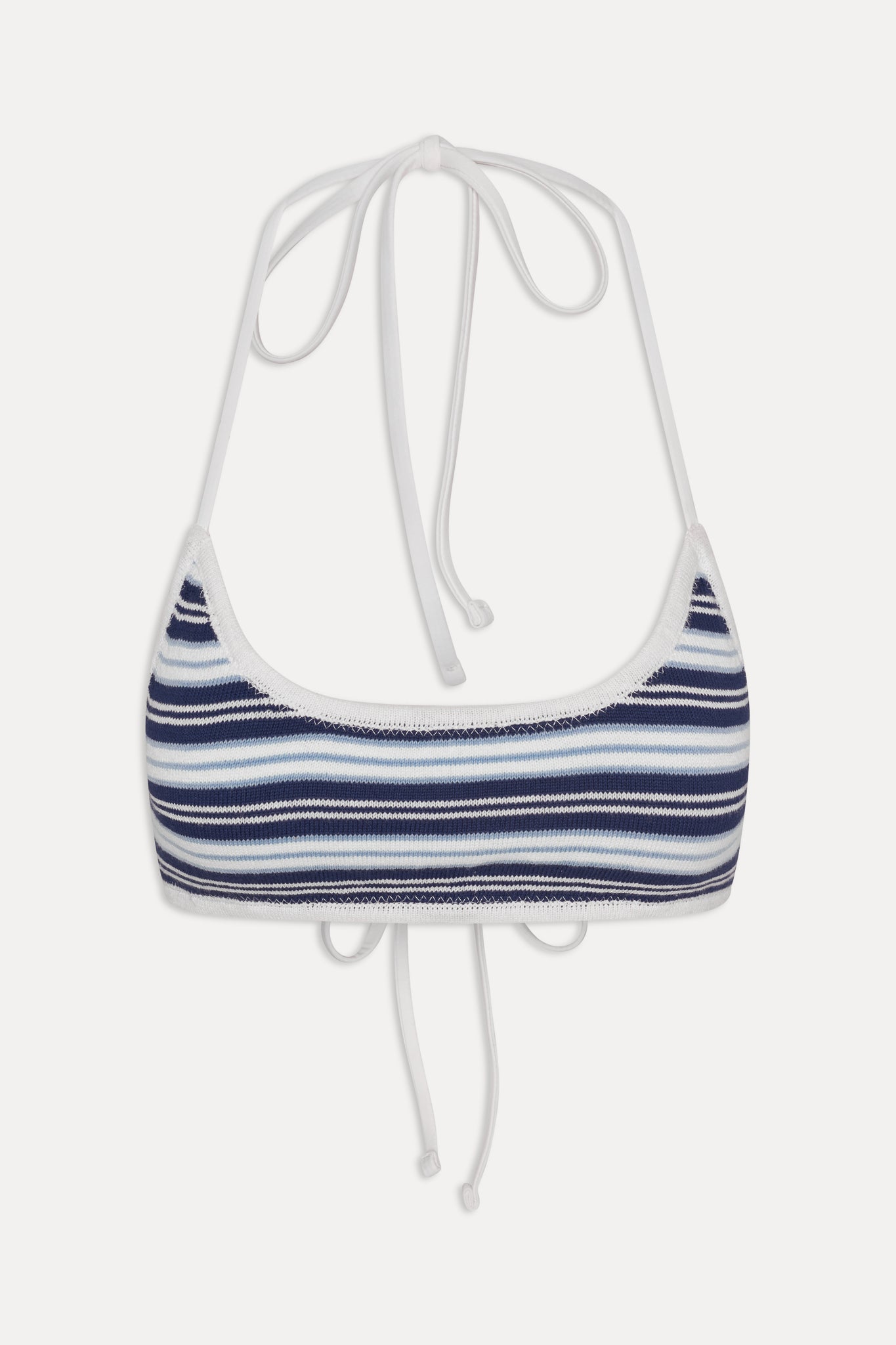 x JENNIE Star Knit Bikini Top - Arctic Stripe - Image 3