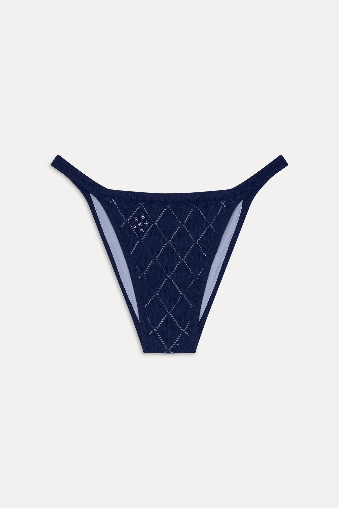 Tide Cheeky Bikini Bottom - Diamond Stitch - Image 3